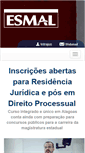 Mobile Screenshot of esmal.tjal.jus.br